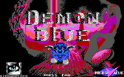Demon Blue for IBM PC/Compatibles - Title screen.