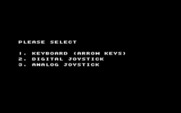 Space Vegetables for IBM PC/Compatibles - Input device selection.