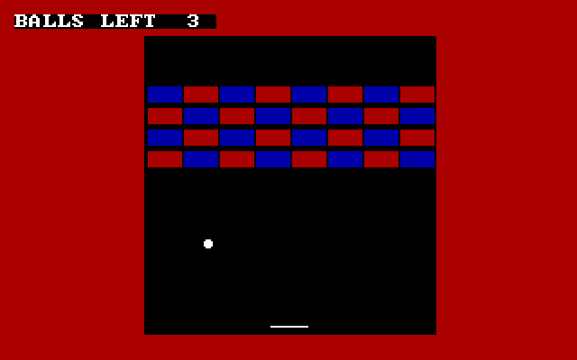 Knoxblock! IBM PC/Compatibles Screenshot: The game begins.