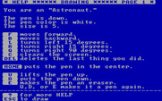 I Can Be Anything for IBM PC/Compatibles - One of the game help screens.