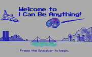 I Can Be Anything for IBM PC/Compatibles - Title screen 2.