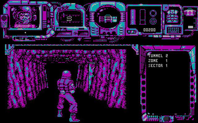 Narco Police IBM PC/Compatibles Screenshot: Game start.