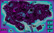 Narco Police for IBM PC/Compatibles - Mission map.