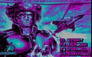 Narco Police for IBM PC/Compatibles - The main menu.
