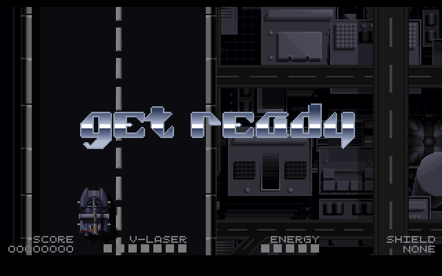 Highway Hunter IBM PC/Compatibles Screenshot: Get ready to begin!