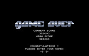 Highway Hunter for IBM PC/Compatibles - Game over.