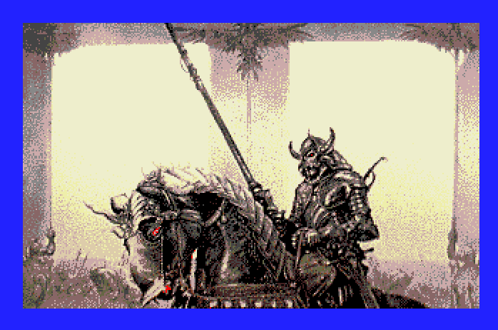 J.R.R. Tolkien's War in Middle Earth Apple IIgs Screenshot: Loading screen.