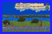 J.R.R. Tolkien's War in Middle Earth for Apple IIgs - Encountering a wanderer.