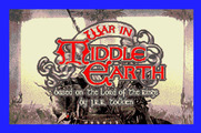 J.R.R. Tolkien's War in Middle Earth for Apple IIgs - Title screen.