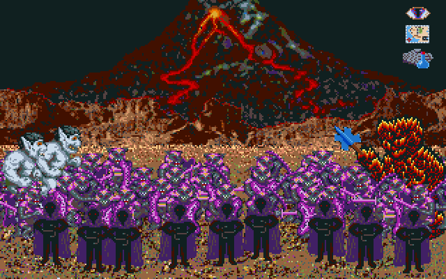 J.R.R. Tolkien's War in Middle Earth IBM PC/Compatibles Screenshot: Game over.