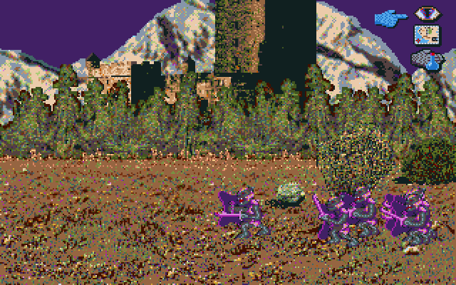 J.R.R. Tolkien's War in Middle Earth IBM PC/Compatibles Screenshot: Lots of orcs.