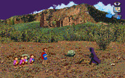 J.R.R. Tolkien's War in Middle Earth for IBM PC/Compatibles - About to enter a battle.