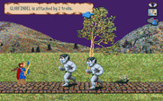 J.R.R. Tolkien's War in Middle Earth for IBM PC/Compatibles - More trolls attack...