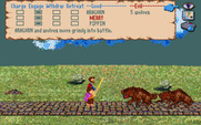 J.R.R. Tolkien's War in Middle Earth for IBM PC/Compatibles - Wolves attack.