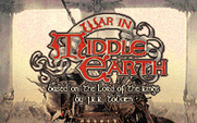 J.R.R. Tolkien's War in Middle Earth for IBM PC/Compatibles - Title screen.