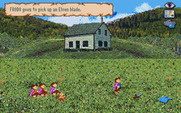 J.R.R. Tolkien's War in Middle Earth for IBM PC/Compatibles - Picking up an item.