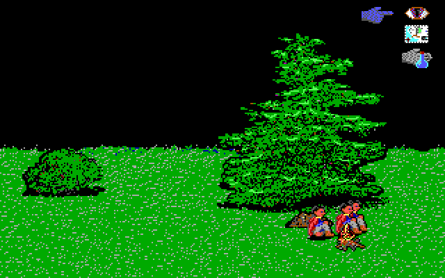 J.R.R. Tolkien's War in Middle Earth IBM PC/Compatibles Screenshot: Resting for a bit.