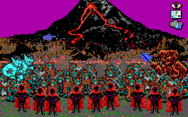 J.R.R. Tolkien's War in Middle Earth IBM PC/Compatibles Screenshot: Game over.