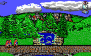 J.R.R. Tolkien's War in Middle Earth for IBM PC/Compatibles - The game begins.