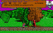 J.R.R. Tolkien's War in Middle Earth for IBM PC/Compatibles - Fighting the Nazgul alone is a bad idea...