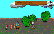 J.R.R. Tolkien's War in Middle Earth for IBM PC/Compatibles - You'll pass other characters from time to time.
