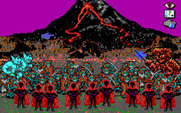 J.R.R. Tolkien's War in Middle Earth for IBM PC/Compatibles - Game over.