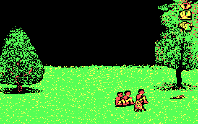 J.R.R. Tolkien's War in Middle Earth IBM PC/Compatibles Screenshot: Resting for a bit.
