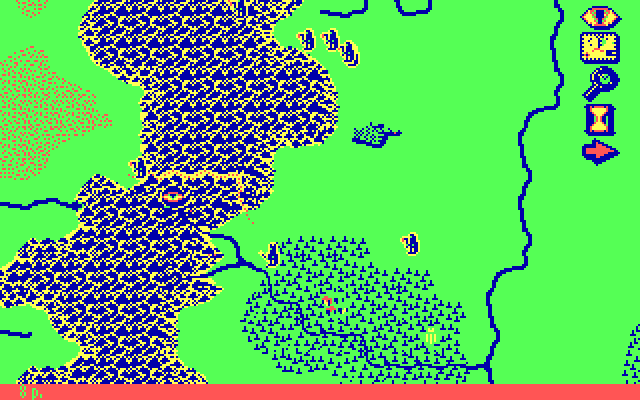 J.R.R. Tolkien's War in Middle Earth IBM PC/Compatibles Screenshot: The Nazgul have the ring! Not good...