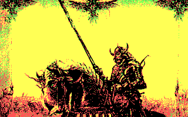 J.R.R. Tolkien's War in Middle Earth IBM PC/Compatibles Screenshot: The introduction screen.