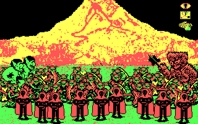 J.R.R. Tolkien's War in Middle Earth IBM PC/Compatibles Screenshot: Game over.