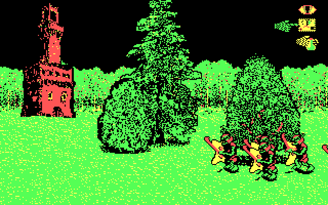 J.R.R. Tolkien's War in Middle Earth IBM PC/Compatibles Screenshot: Here come some orcs...