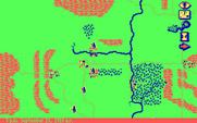 J.R.R. Tolkien's War in Middle Earth for IBM PC/Compatibles - The world map.