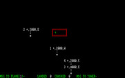 Air Traffic Controller for IBM PC/Compatibles - Game start.