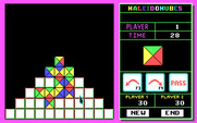 KaleidoKubes for IBM PC/Compatibles - A pyramid shaped level.