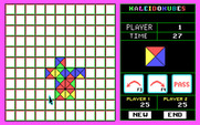 KaleidoKubes for IBM PC/Compatibles - Starting the game on an easy game board.