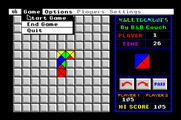 KaleidoKubes for Apple IIgs - The game menu.