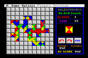 KaleidoKubes for Apple IIgs - The board is starting to be filled in...