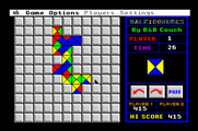 KaleidoKubes for Apple IIgs - Placing pieces on the board...