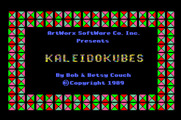 KaleidoKubes for Apple IIgs - Title screen.