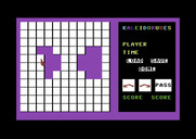 KaleidoKubes for Commodore 64 - You can design your own game boards.
