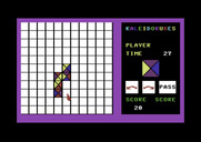 KaleidoKubes for Commodore 64 - Game start.