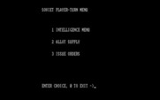 Kursk Campaign for IBM PC/Compatibles - One of the player turn menus.