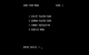 Kursk Campaign for IBM PC/Compatibles - The game turn menu.
