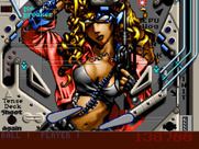 Cyborgirl for IBM PC/Compatibles - Use the arrow keys to activate the left and right flippers.