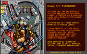 Cyborgirl for IBM PC/Compatibles - Rules for Cyborgirl.