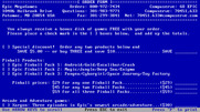 Cyborgirl for IBM PC/Compatibles - Game order form.