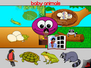 Bill Cosby's Picture Pages: Numbers and Shapes for IBM PC/Compatibles - This game involves baby animals.