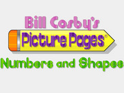 Bill Cosby's Picture Pages: Numbers and Shapes for IBM PC/Compatibles - Title / introduction.