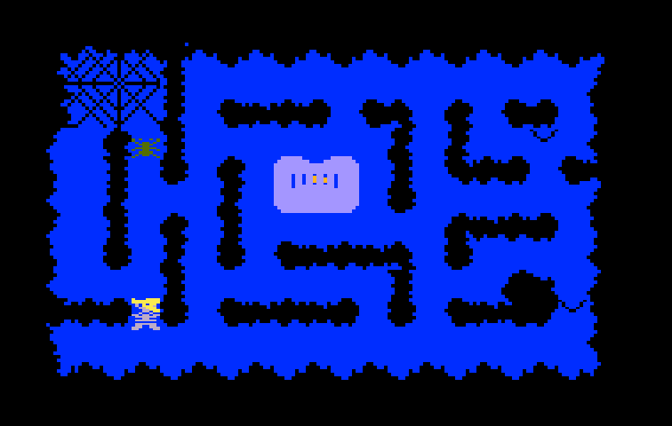 Night Stalker Intellivision Screenshot: Game start.