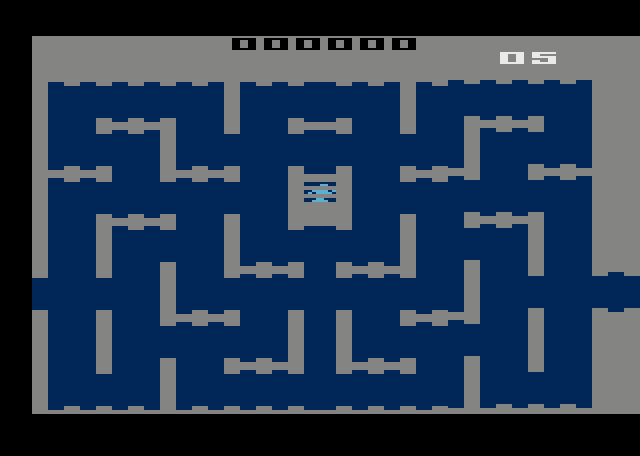 Night Stalker Atari 2600 Screenshot: Starting screen.